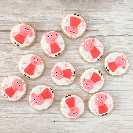 Peppa Pig Cookies - Crave by Leena