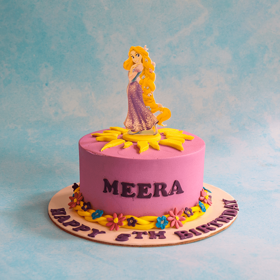 The Rapunzel Printed Topper Buttercream Cake - Lankaeshop.com | Online  Shopping Site in Sri Lanka