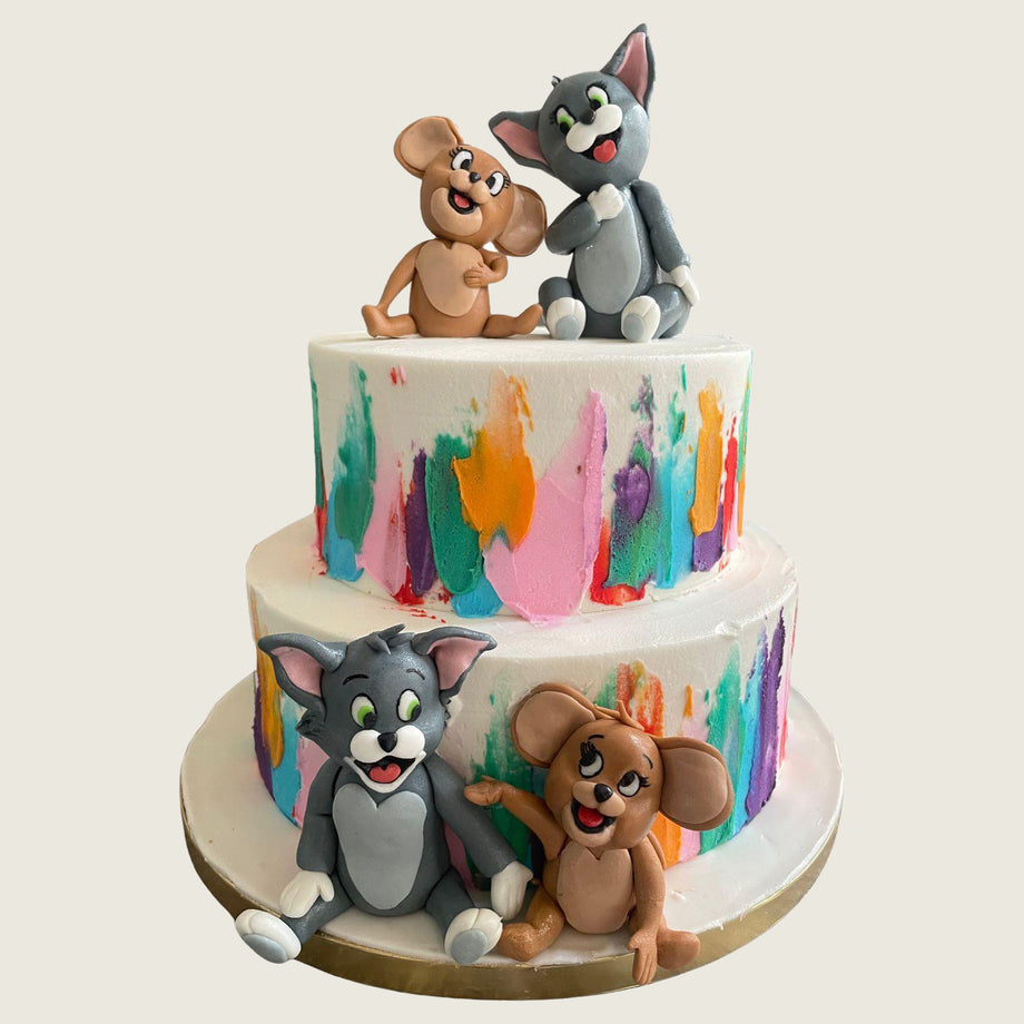 Friendly-Tom-and-Jerry-Cake | cartoon cake | CountryOven 4u | Flickr