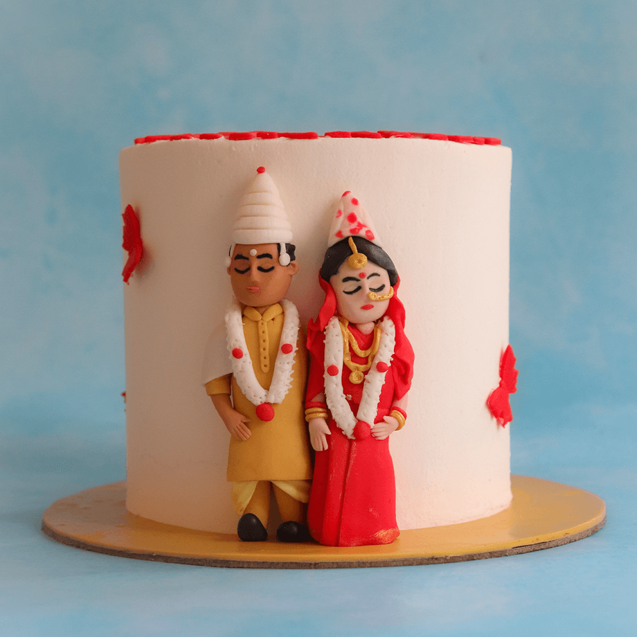 Bengali Wedding Cakes in Kolkata Online - Cakes and Bakes