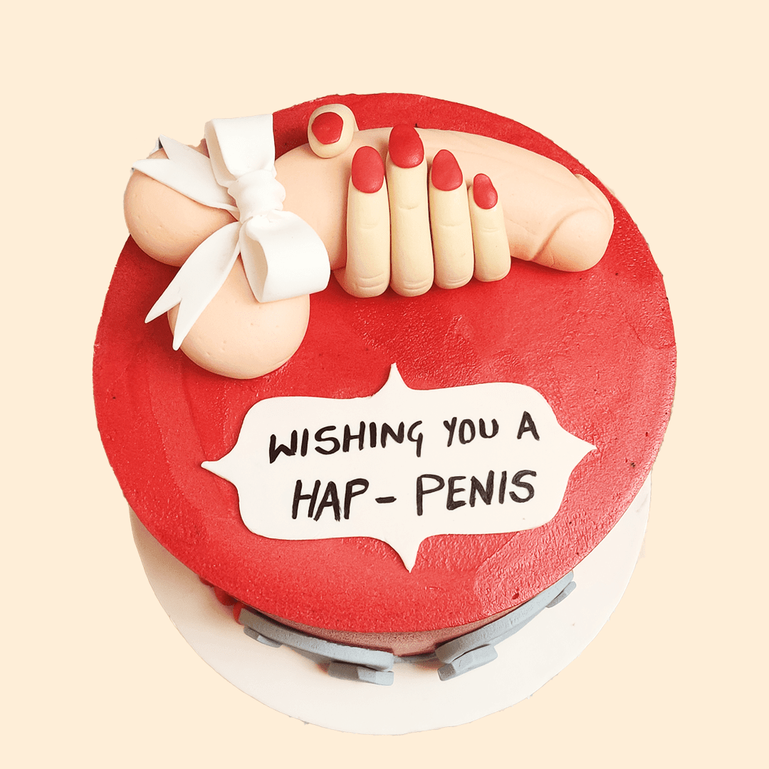 Wishing you a Hap-Penis Cake