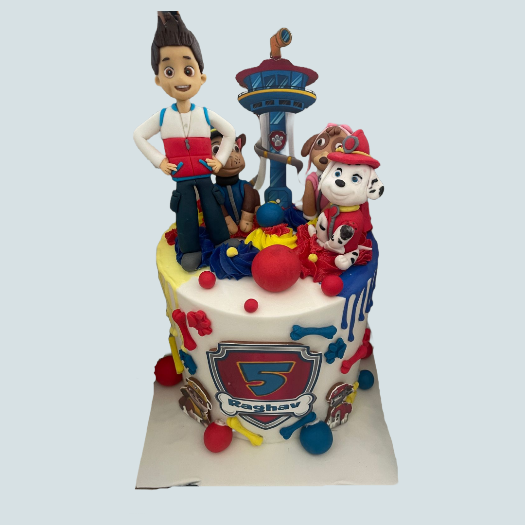 Paw Patrol drip Cake - Crave by Leena