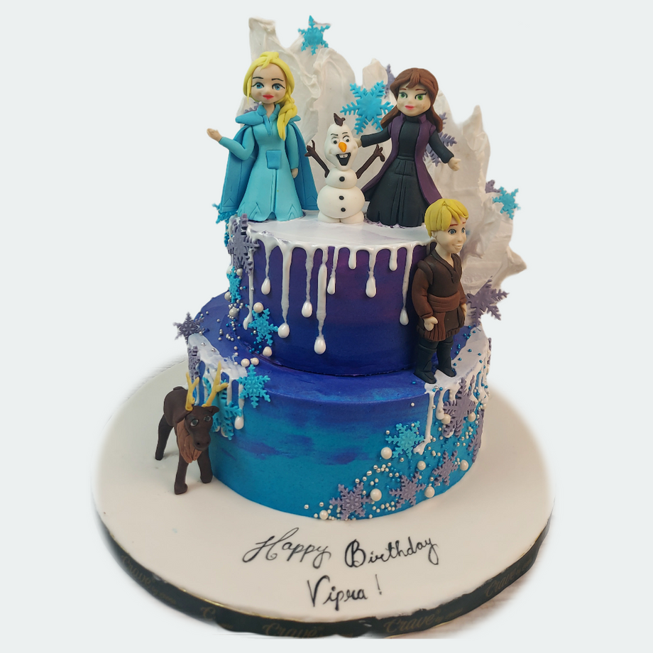 Anniversary Theme Fondant Cake - Cake House Online