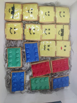 Lego Cookies(Box of 20) - Crave by Leena