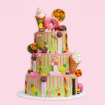 Crazy for Candy Crush - Decorated Cake by Sonia Parente - CakesDecor