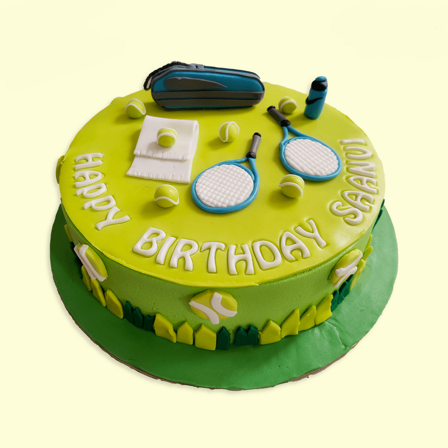 Birthday cake for a tennis player - Decorated Cake by - CakesDecor