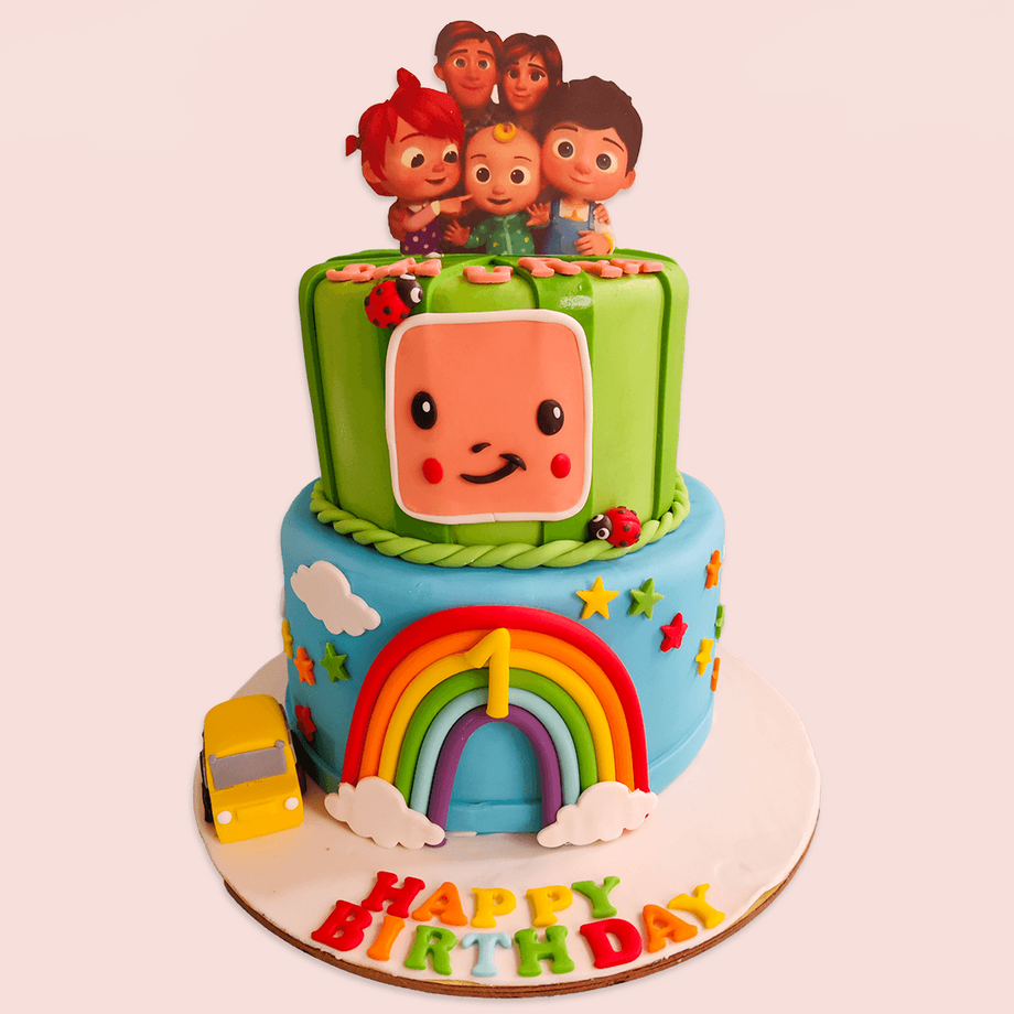 Cocomelon Cake 🍉👶🏻 | Cake, Cakes without fondant, Party themes