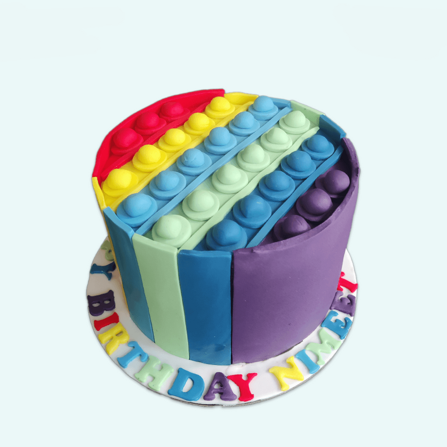 Rainbow Cake By Bloomsbury's in Dubai | Joi Gifts