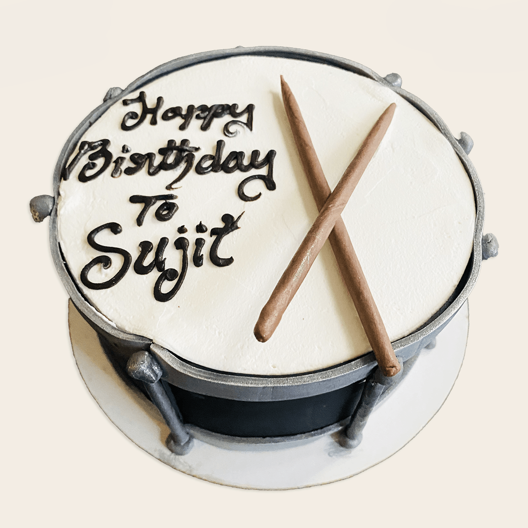 Drum 50th Birthday Cake