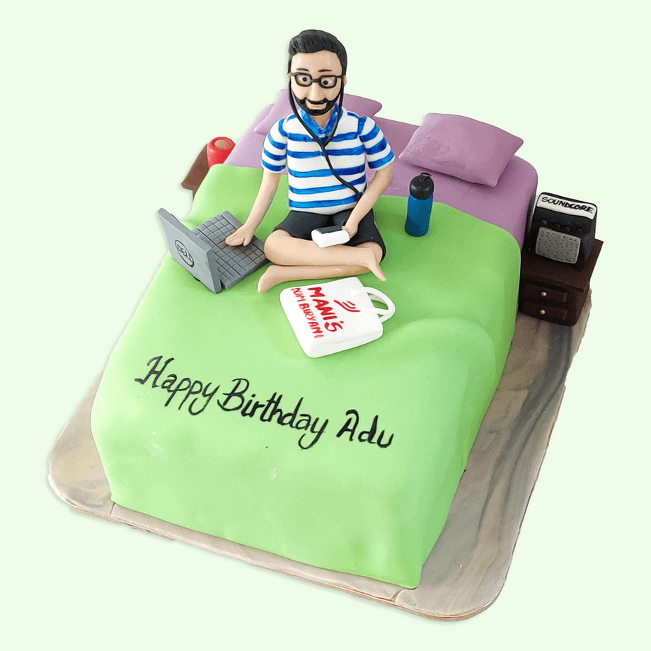 Lazy man cake | Creative cakes, Cake, How to make cake
