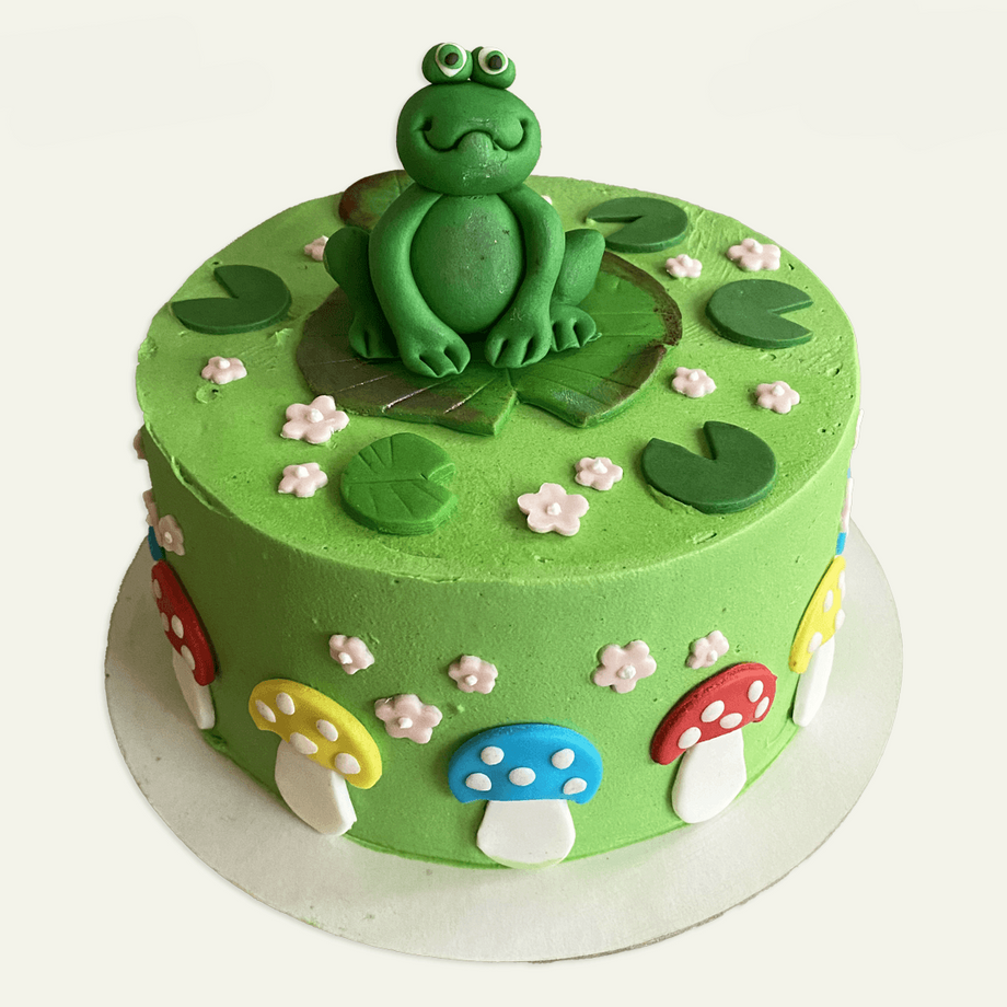 Frog Cake - Decorated Cake by Lena - CakesDecor