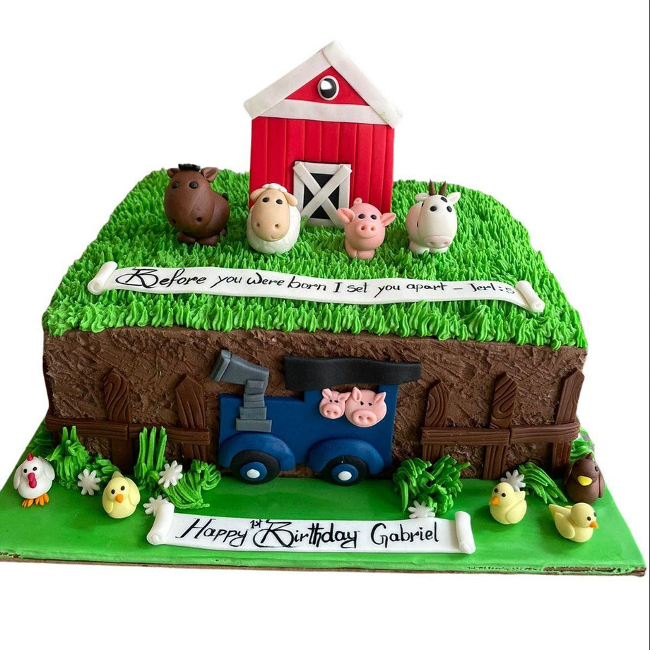 75+ Coolest Ever Farming Tractor Cake Ideas