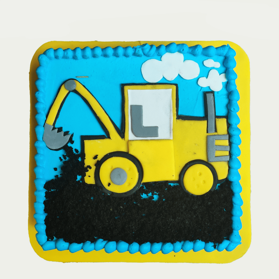 Digger JCB cake : r/Baking