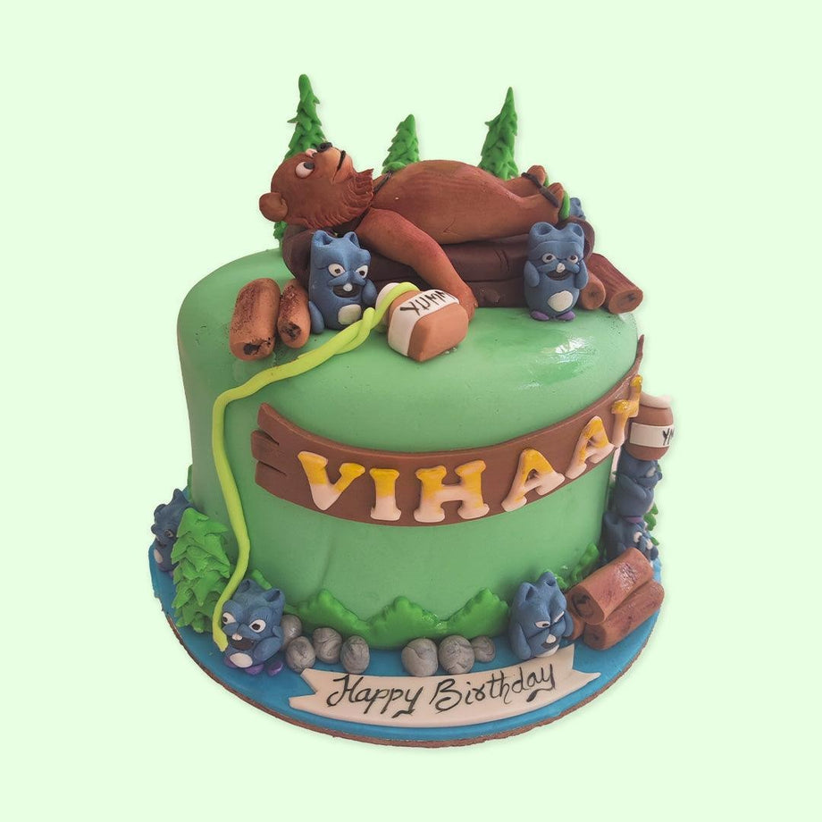 Grizzy and the Lemmings Grizzy Birthday Party Decoration Grizzy Decor  Grizzy and the Lemmings Cake Topper 