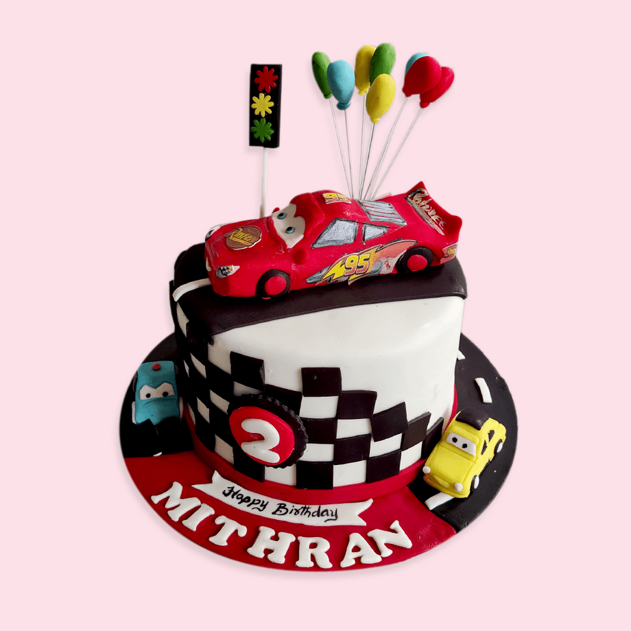 Lightning Mcqueen Cars Birthday Cake Topper Decoration SELF-ASSEMBLY - Etsy