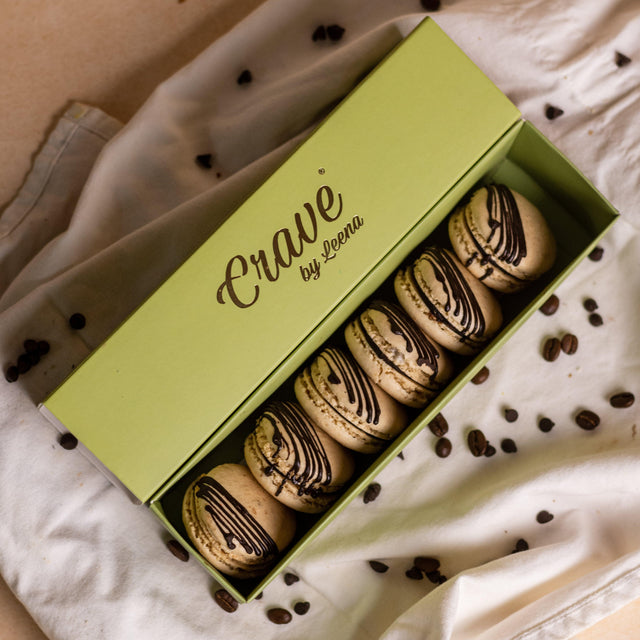 Mocha Macarons (Box of 6) - Crave by Leena