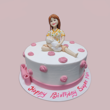 JUST CAKES - Customized cake for a mom of new born baby. For... | فيسبوك