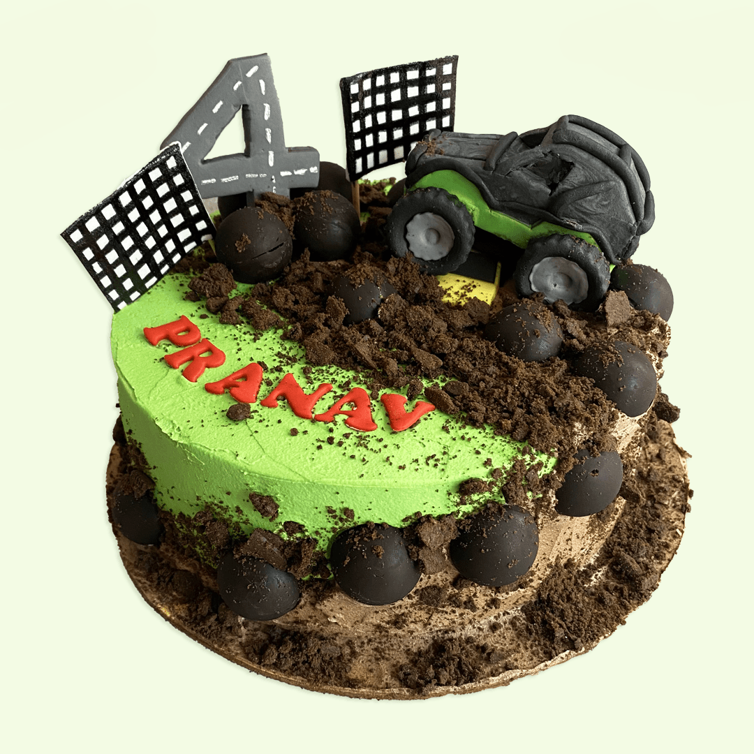 Blessed Hands Cake Design: Monster Truck Cake