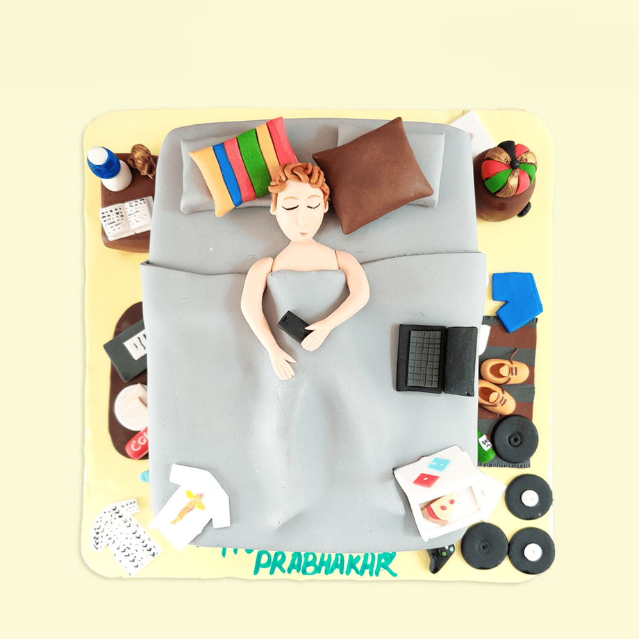 Edible Lazy Teenager Messy Bed Bedroom Cake Topper Cake - Etsy