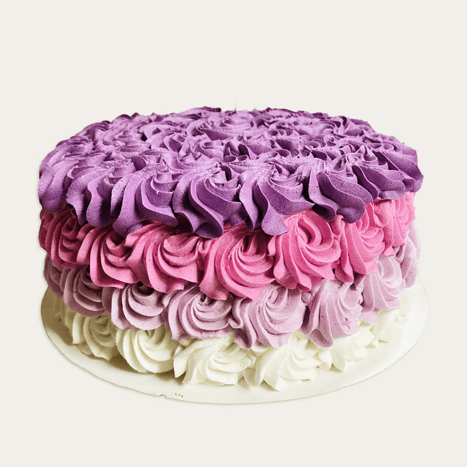 Purple Rosette Smash Cake - Ashlee Marie - real fun with real food