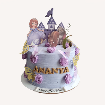 Princess Sofia the first theme cake - Decorated Cake by - CakesDecor