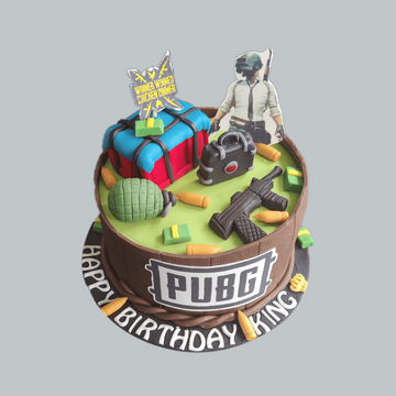 Pubg Cake Near Me, pubg cake without fondant | Yummy cake