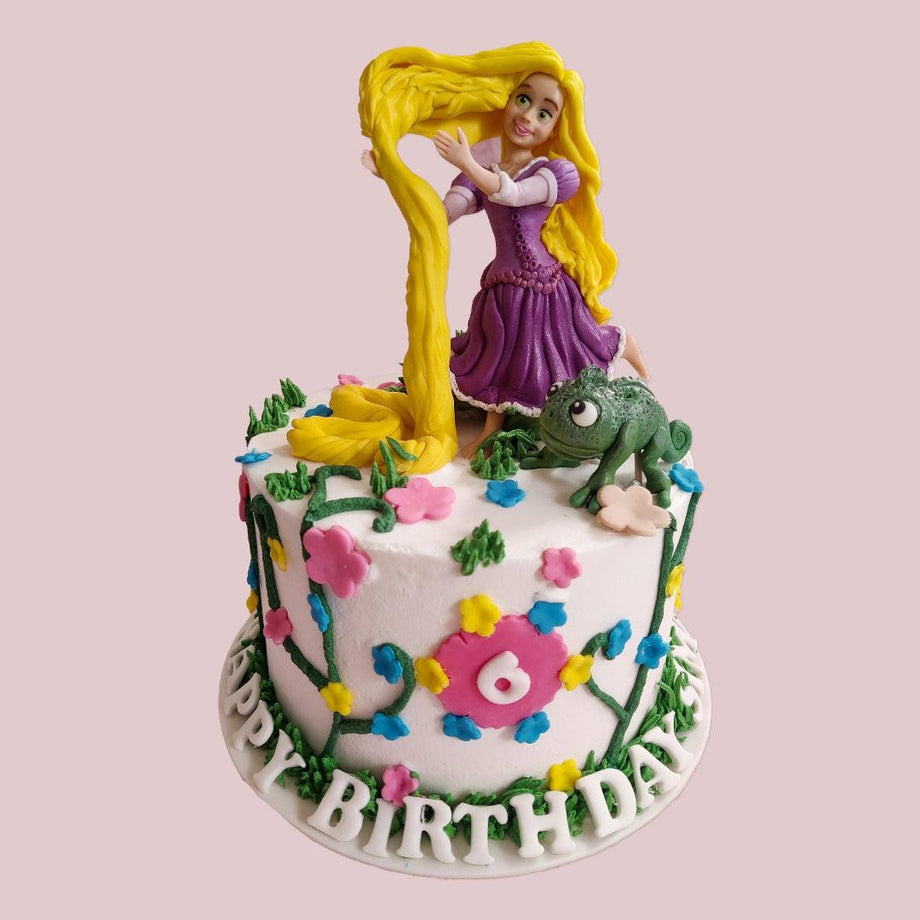 Disney Tangled Rapunzel Cake | The floating lantern scene fr… | Flickr