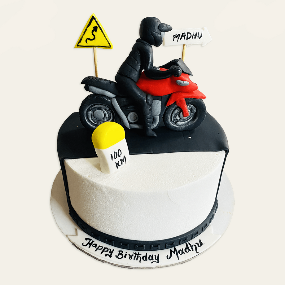 Grasstrack Motorbike Cake - Cakey Goodness
