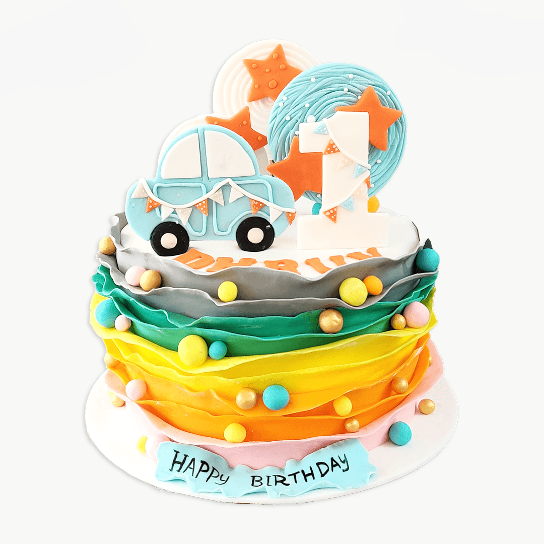 Car Shaped Cake Online | Order Cars Birthday Cake - FlowerAura