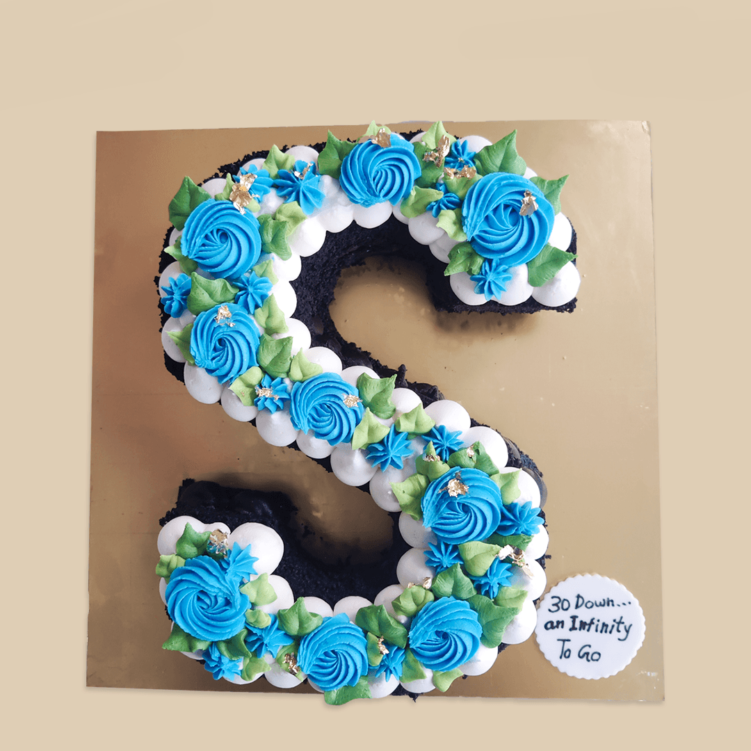 S Floral Tart Cake – Crave by Leena