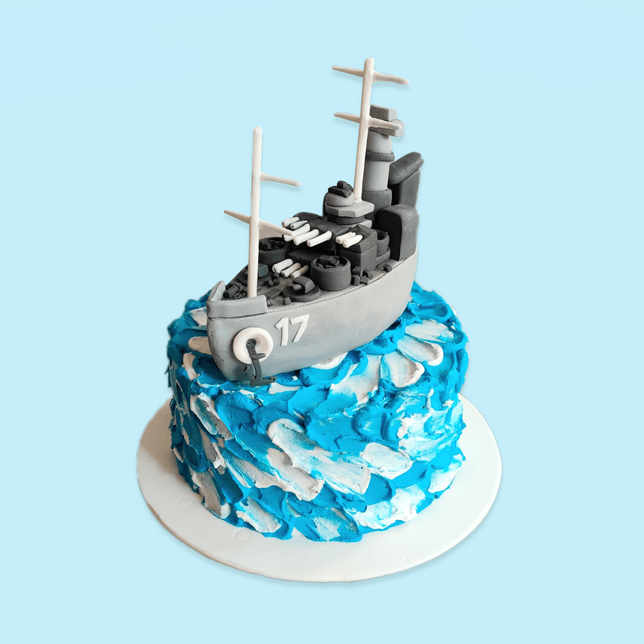 Kenly's Boat Seaman Nautical Cake, A Customize Seaman Nautical cake