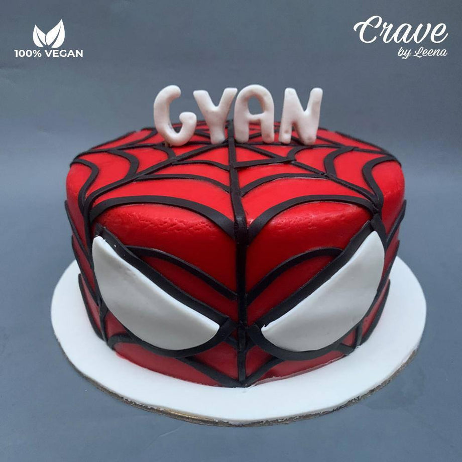 Spiderman Theme Cake