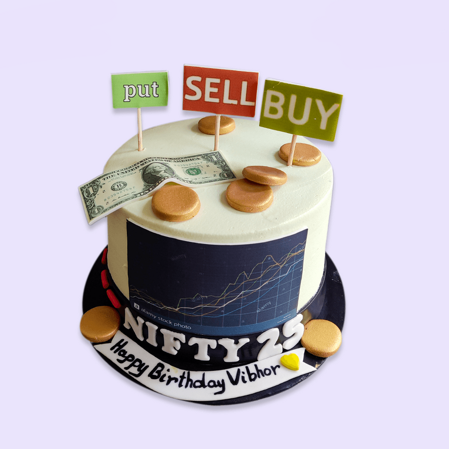 Share Market Theme Customised Birthday Cake | Stock Market Cake | Cake For  Stock Traders - YouTube
