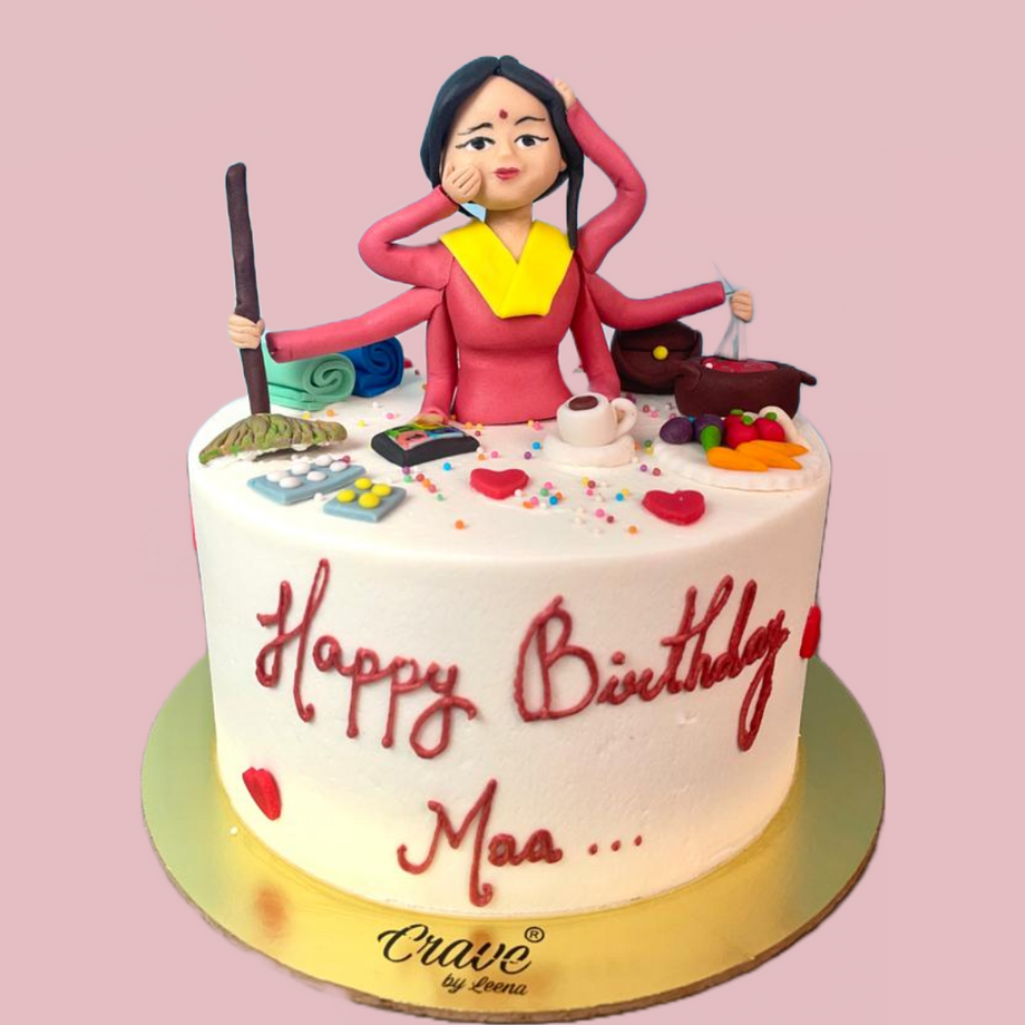 Cake for maa's birthday 🎉🥳 . #cakeformothersday #cakeformother | Instagram