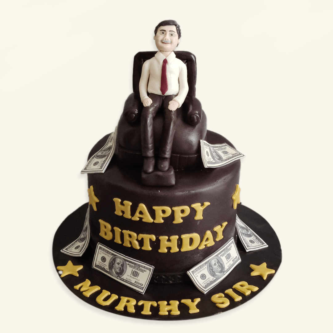 Large Bone Shape Happy Birthday Dog Cake | SmittyMitts