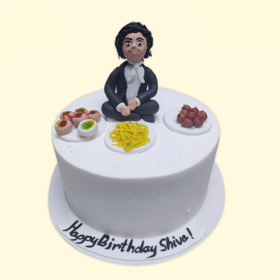 Shop for Fresh Fondant Lawyer Theme Three Tier Cake online - Shantiniketan