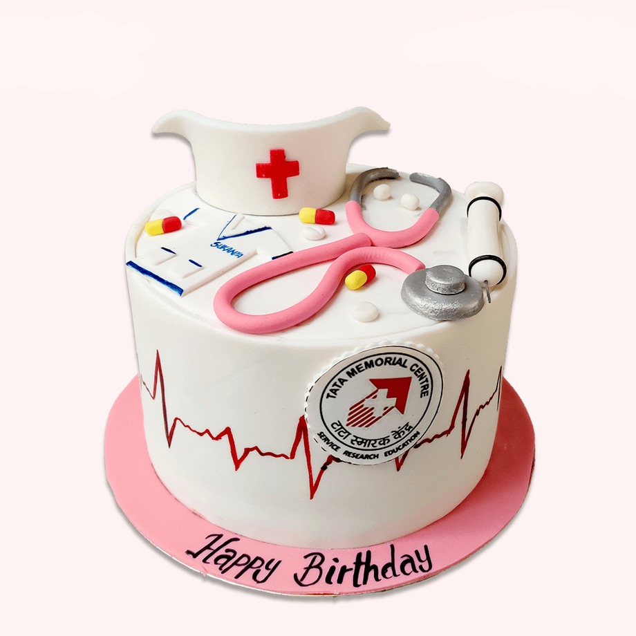 Nurse Theme Cake — Birthday Cakes | Themed cakes, Adult birthday cakes,  School cake