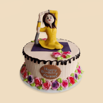 Yoga theme cake for a... - Special Occasion Cakes by Tess | Facebook